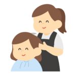 clip art of hairdresser cutting hair-illpop.com