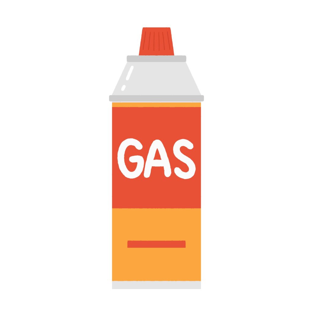 clip art of cassette gas cylinder(for cassette stove)