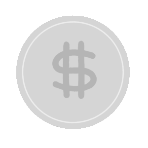 ドル硬貨（コイン）の無料イラスト素材