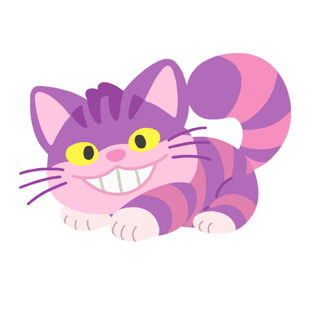 clip art of cheshire cat(alice in wonderland)free