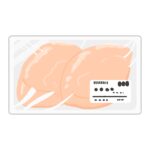 鶏むね肉（パック入り）の無料イラスト素材