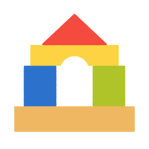 積み木の無料イラスト素材