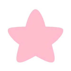 ピンク色の星の無料イラスト素材