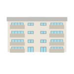 公営団地・集合住宅の無料イラスト素材