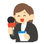 インタビュアーの無料イラスト素材