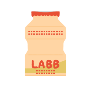 乳酸菌飲料の無料イラスト素材