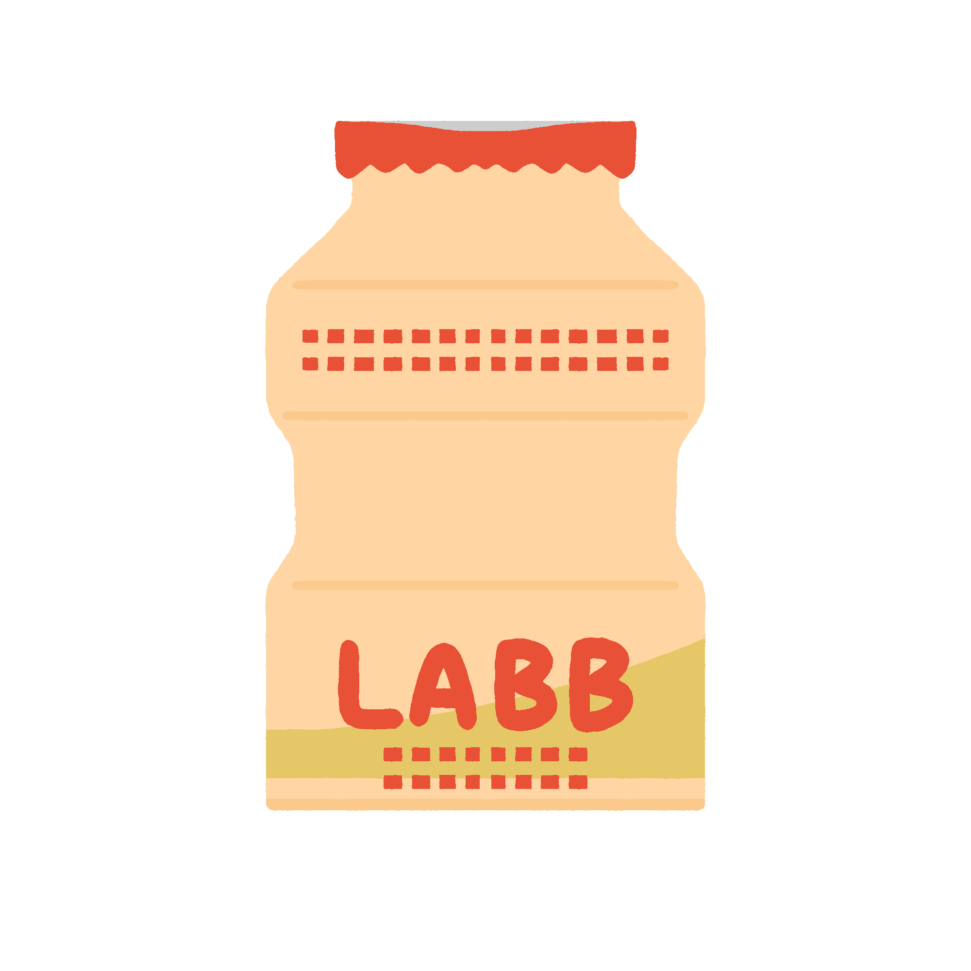 乳酸菌飲料の無料イラスト素材