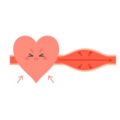 収縮期血圧のフリーイラスト素材