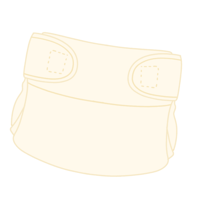 布おむつカバーのフリーイラスト素材