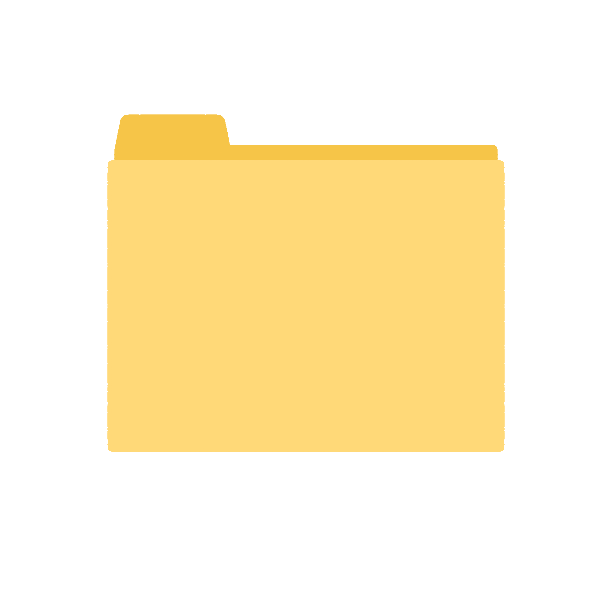 パソコンのフォルダのフリーイラスト素材