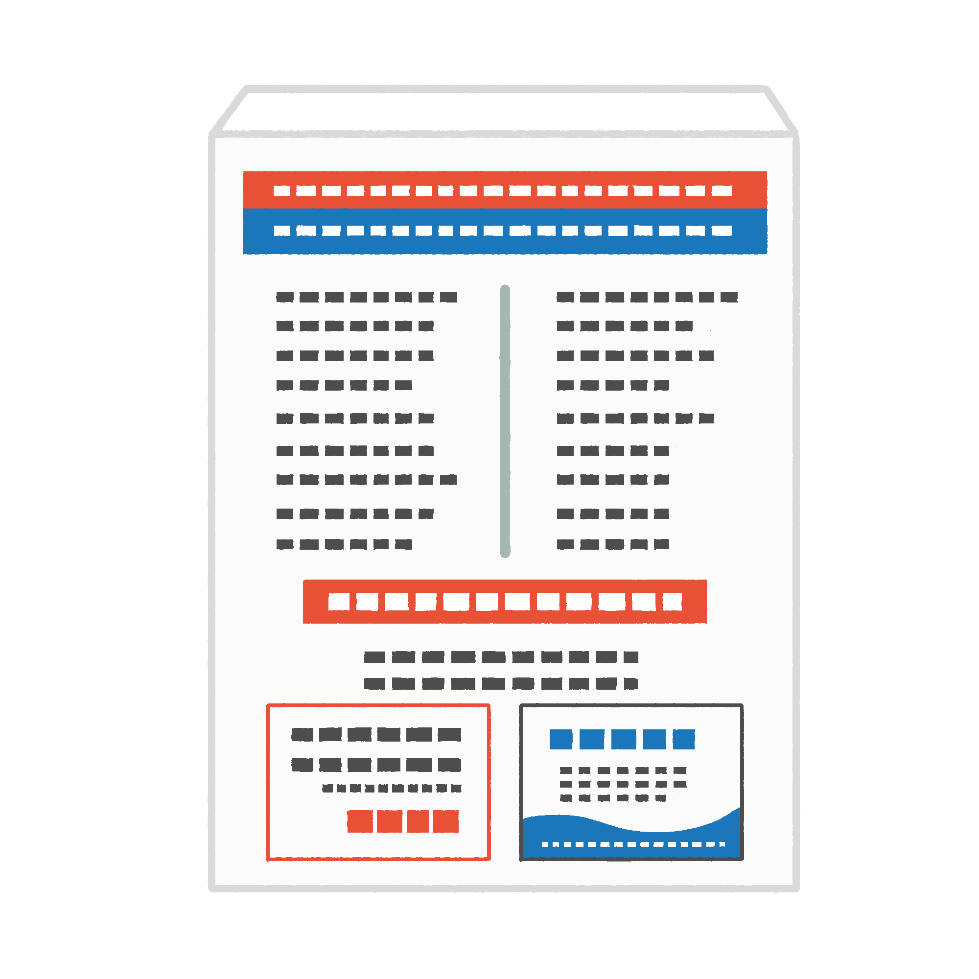 市役所の窓口用封筒のフリーイラスト素材