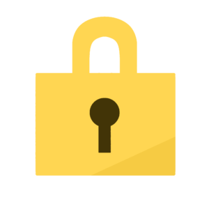 南京錠アイコンのフリーイラスト素材