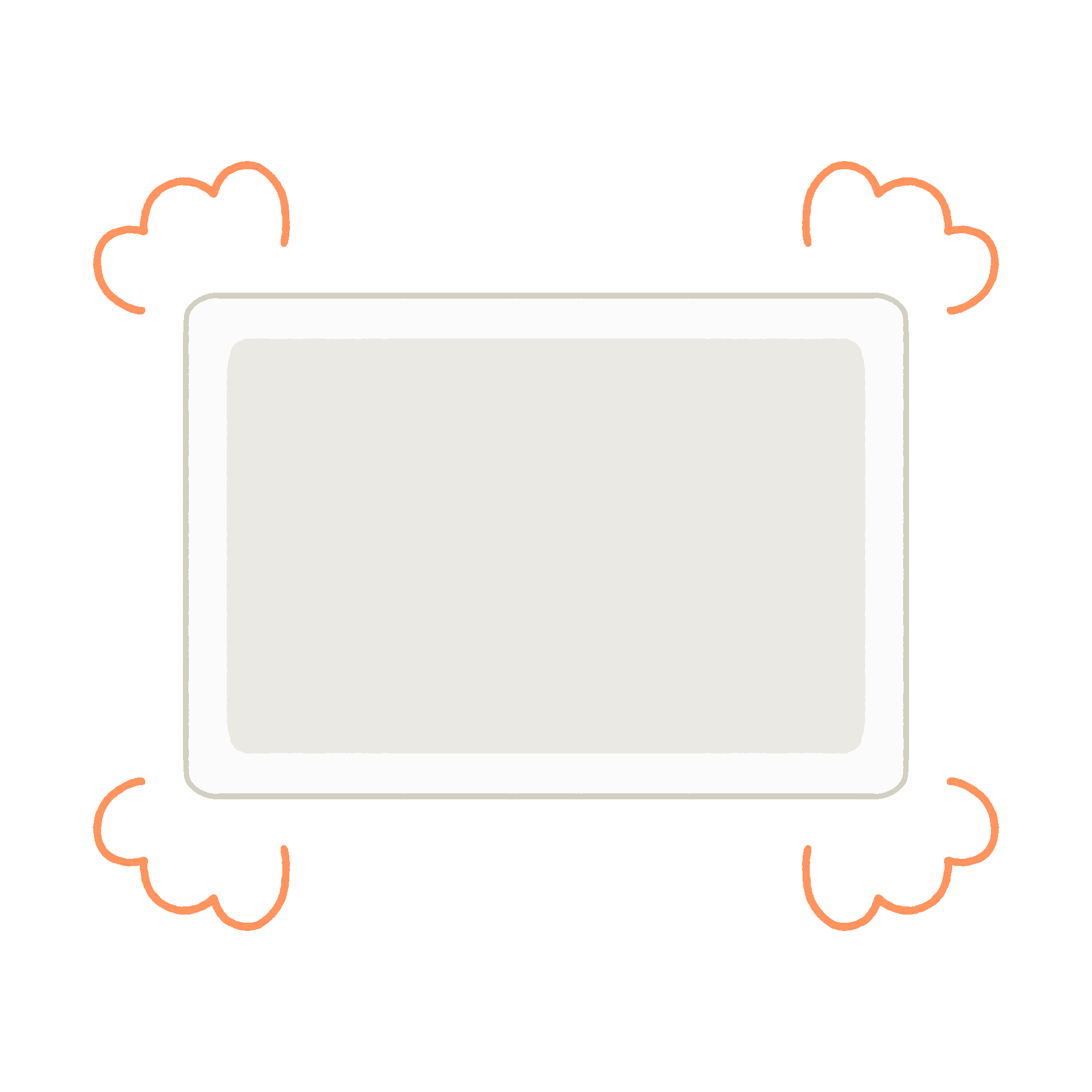 ホカホカと温かいホッカイロの無料イラスト素材