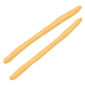 グリッシーニのフリーイラスト素材