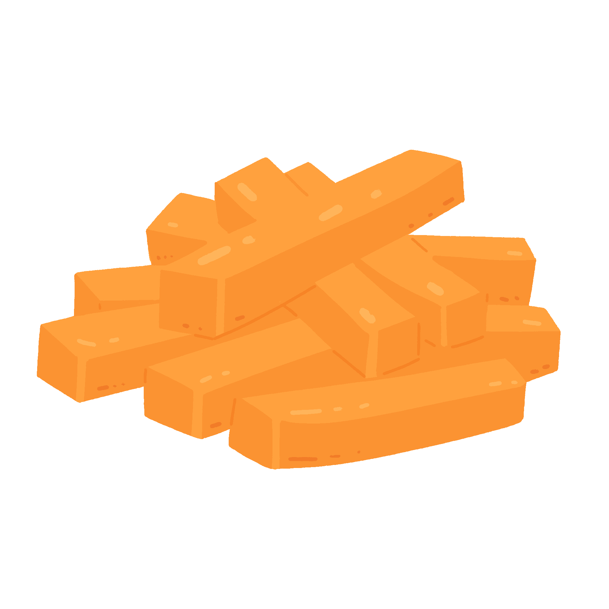 拍子切りのにんじんのフリーイラスト素材