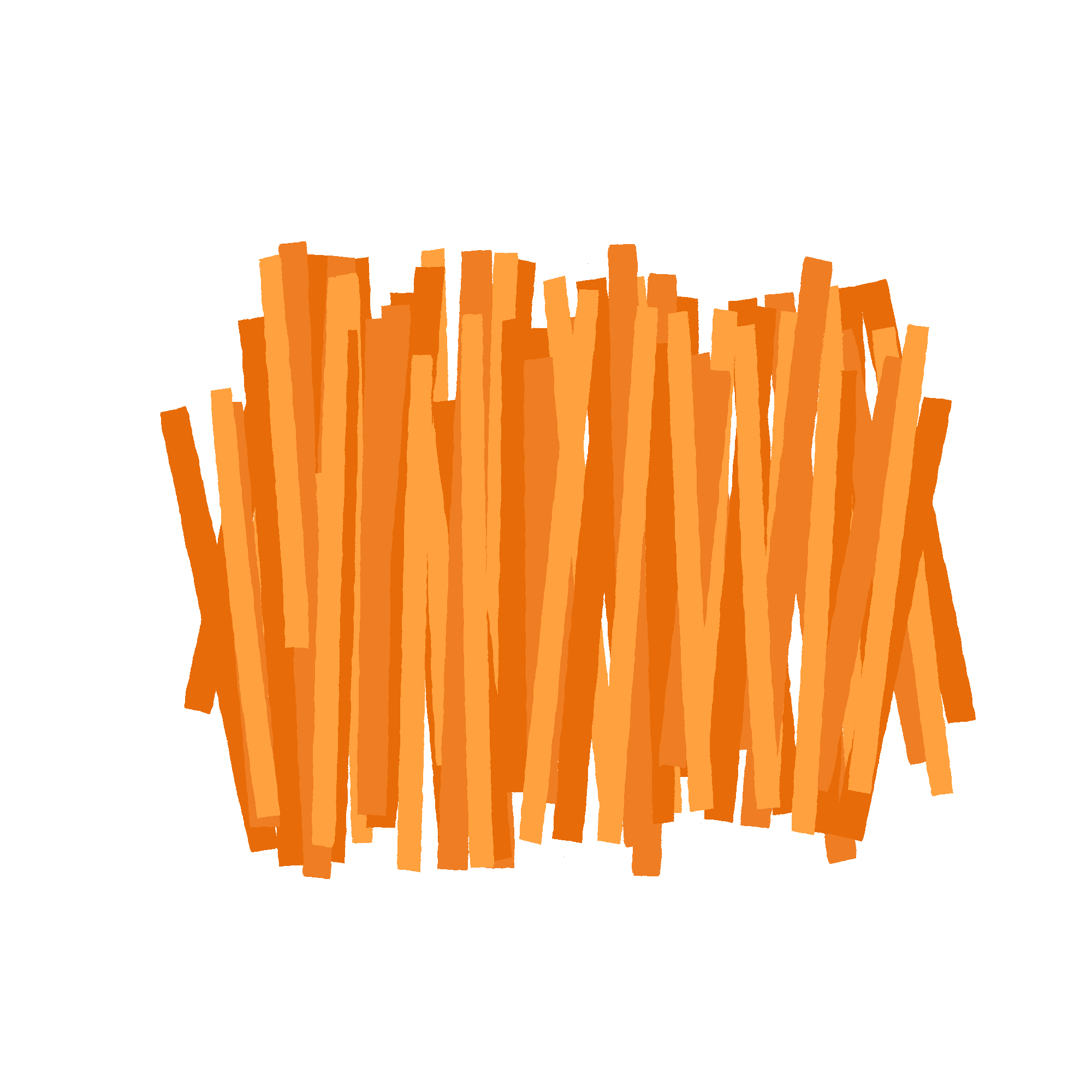 細切り（せん切り）のにんじんのフリーイラスト素材