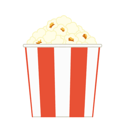 ポップコーンバスケットの無料イラスト｜お祭り・イベントプリント向けフリー素材