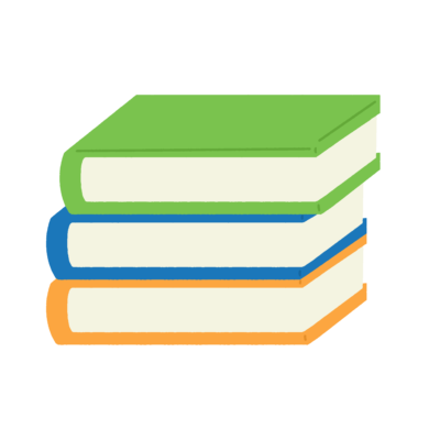 積み重なった本の無料イラスト｜学校・図書館・教育向け素材