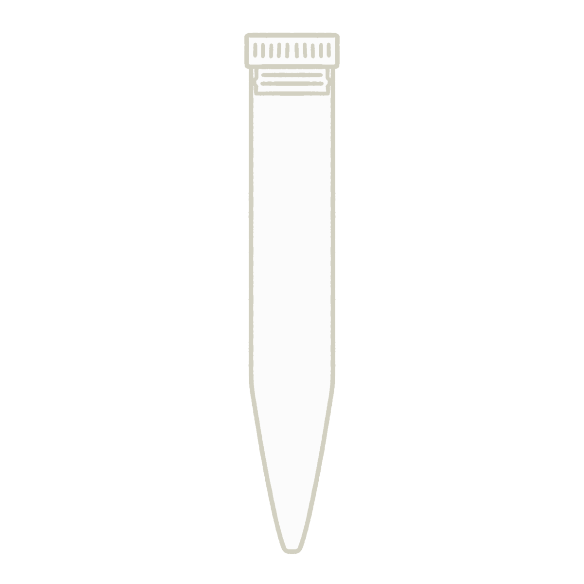 尿検査容器（試験管）の無料イラスト｜保健だより素材