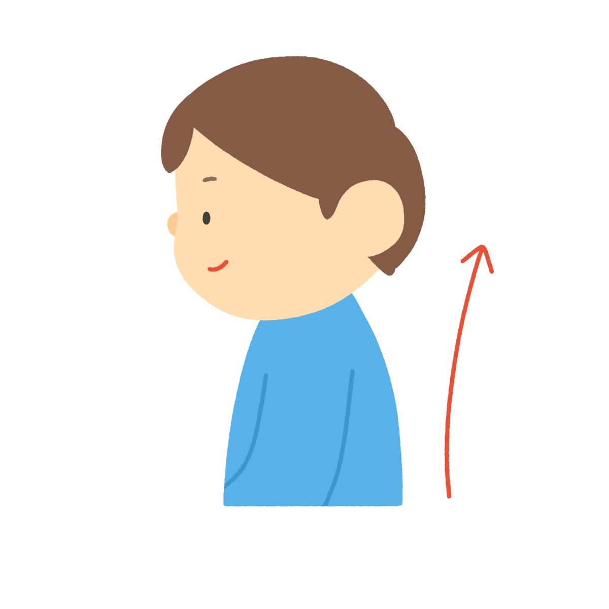 姿勢がいい子どもの無料イラスト｜保健向け素材