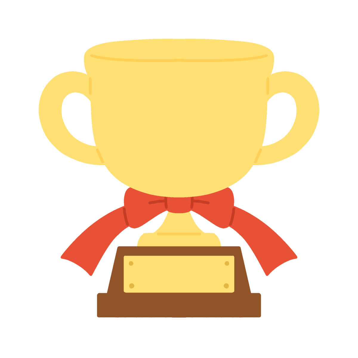 トロフィーの無料イラスト｜優勝・表彰式向け素材