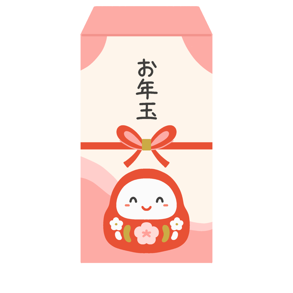 お年玉袋の無料イラスト｜正月・年賀状向け素材