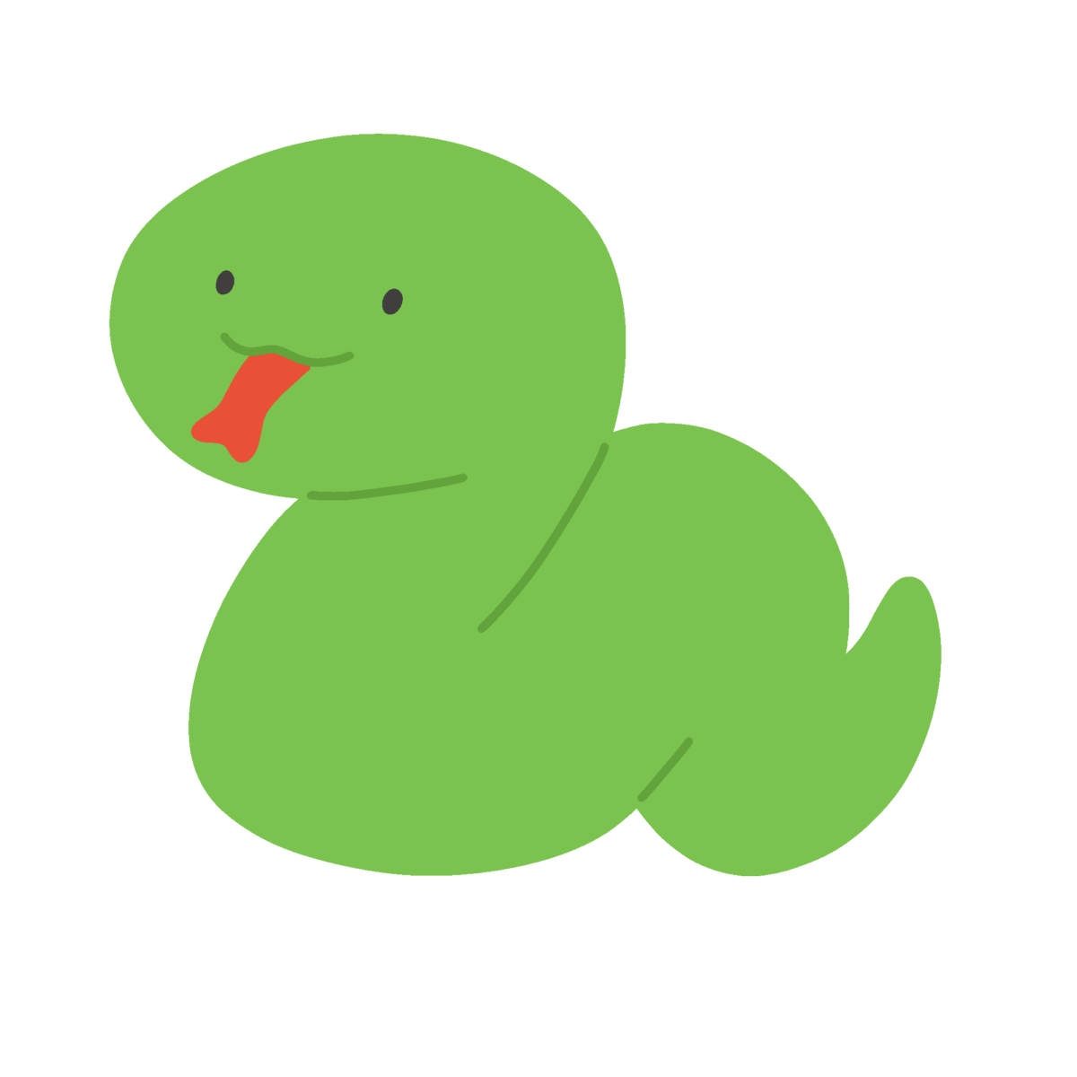 干支のヘビの無料イラスト｜年賀状・正月向け素材