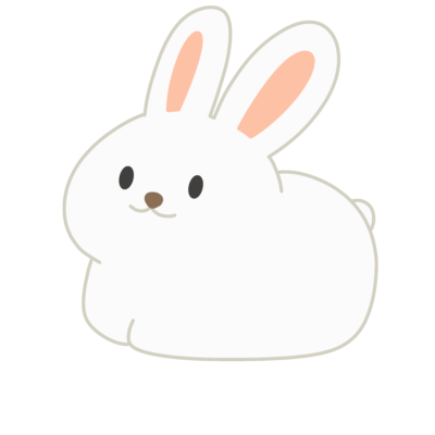 干支のウサギの無料イラスト｜年賀状・正月向け素材
